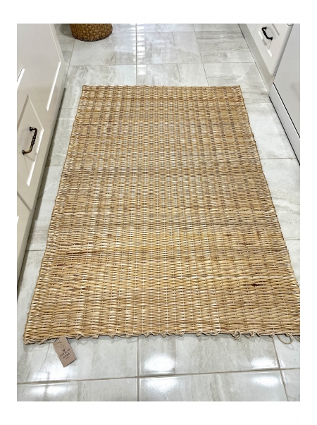 Hasır Dikdörtgen Jüt Örme Özel Tasarım Halı