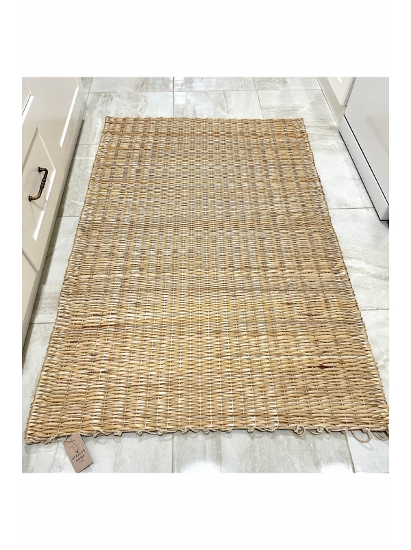 Hasır Dikdörtgen Jüt Örme Özel Tasarım Halı