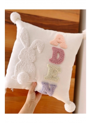 Bebek Çocuk Odası Isme Özel Dekoratif Yastık Kılıfı /takı...