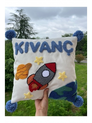 Bebek Isme Özel Isimli Dekoratif Yastık Kılıfı /takı... 2