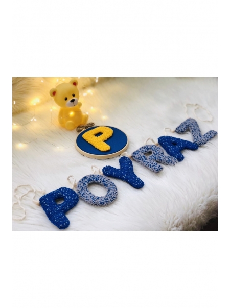 Bebek / Çocuk Odası Makrome/ Punch Duvar Dekoru/ Banner