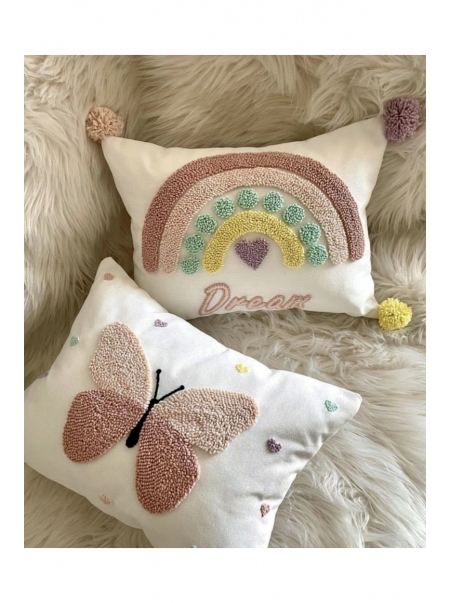 Bebek Çocuk Odası Isimli Dekoratif Yastık Kılıfı /takı Yastığı Kılıfı