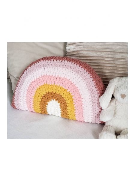 Gökkuşağı Kırlent Dekoratif Çocuk Yastık Kılıfı