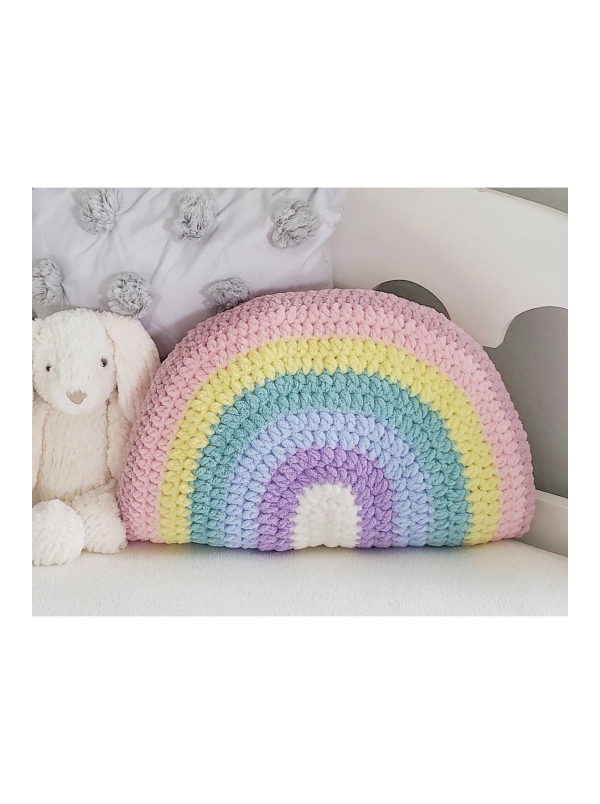 Gökkuşağı Kırlent Dekoratif Çocuk Yastık Kılıfı