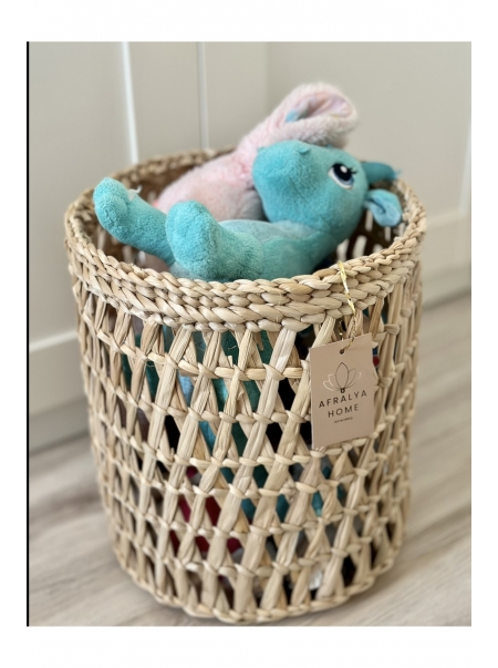 Hasır Mario Oyuncak Sepeti / Yıkanabilir