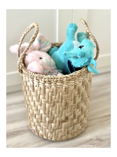 Hasır Luigi Oyuncak Sepeti / Yıkanabilir