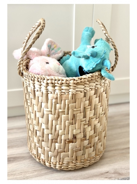 Hasır Luigi Oyuncak Sepeti / Yıkanabilir