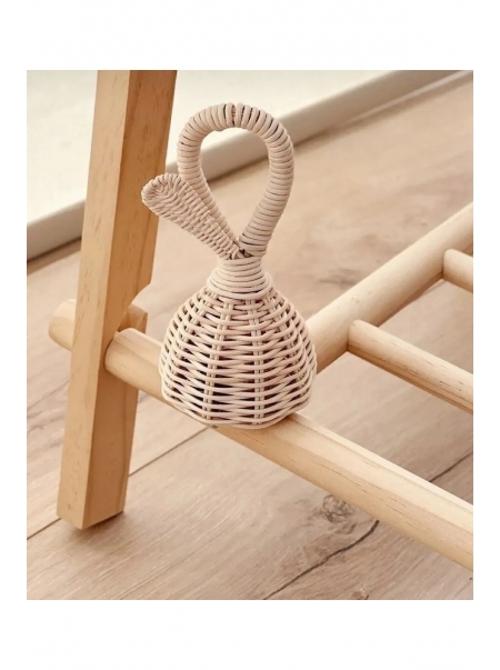 Armut Figürlü Çıngırak Diş Kaşıyıcı/ Ekru Renk