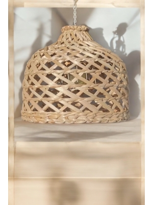 Natural Çapraz Model Hasır Avize / 008 2