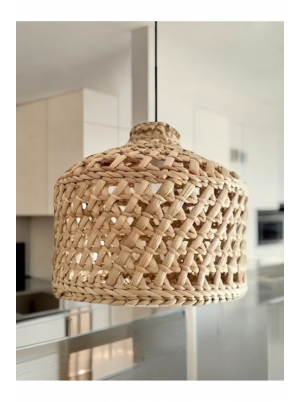 Natural Boğazlı Model Hasır Avize/004 2