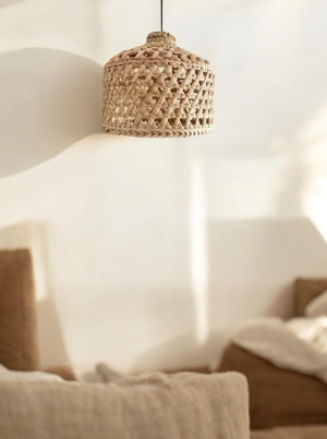 Natural Boğazlı Model Hasır Avize/004