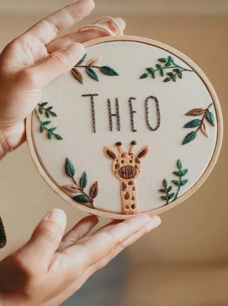 Zürafa İsme Özel Pano