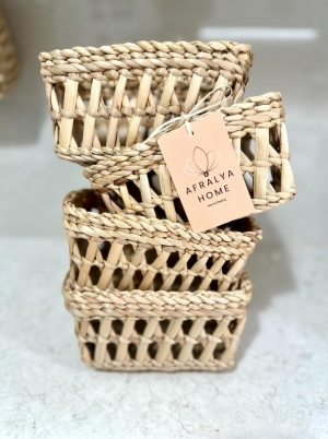 Hasır Çapraz Ekmek Sepeti 2