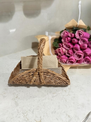 El Yapımı Özel Örgü Şeker Sepet 2