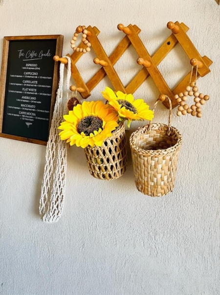 2'li Uzun Hasır Sepet