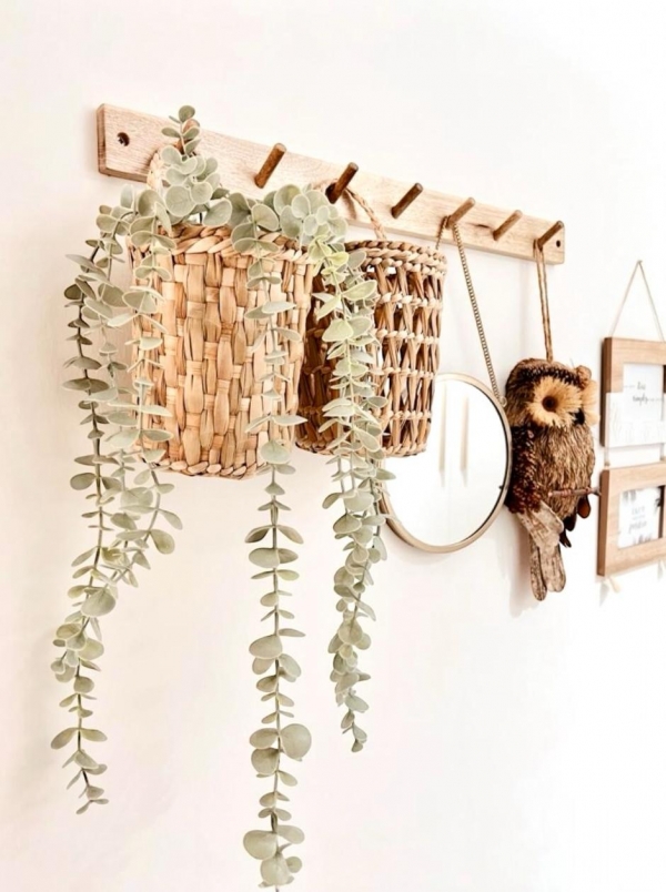 2'li Uzun Hasır Sepet