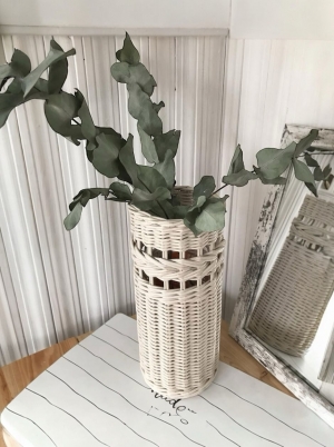 İskandinav Bohem Beyaz Vazo 2