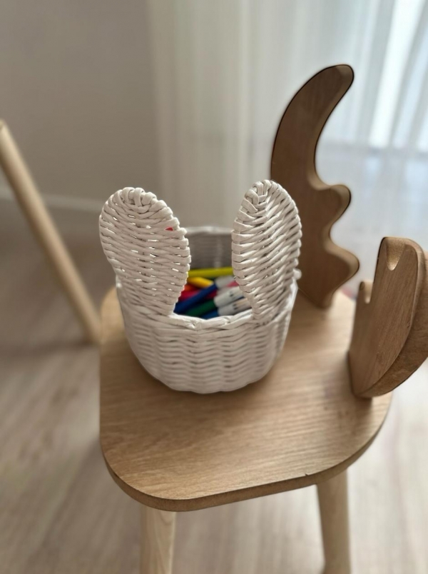 Tavşan Kulaklı Dekoratif Sepet/003