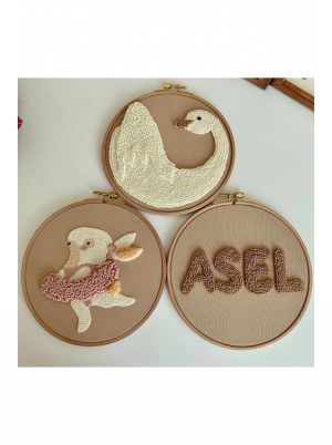 Bebek/Çocuk Isimli Kapı Süsü Yenidoğan Hastahane Kapı Dekoru