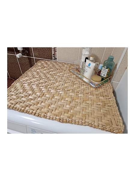 Hasır Çamaşır Makinesi Örtüsü-banyo Çamaşır Makinesi Örtüsü Sudan Etkilenmez Yıkanabilir